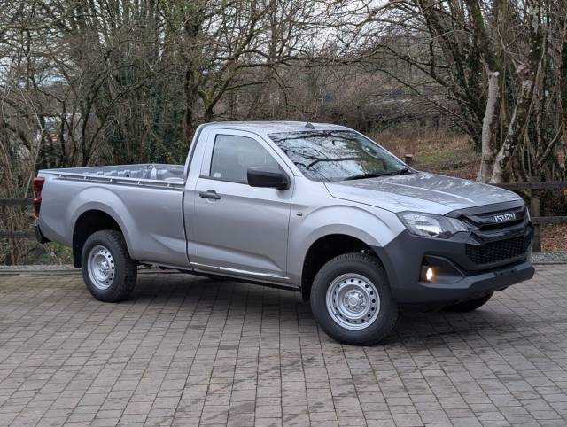 Isuzu D-max 1.9 Utility Single Cab D/L 4x4 Pick Up Diesel Mercury Silver